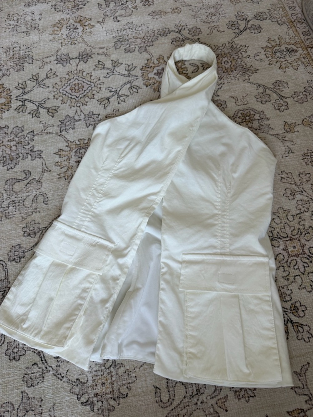Zara Women's Cream Halter Vest Top